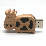 Wooden Cow OTG USB memory
